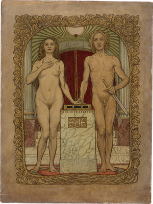 Lot 6876, Auction  121, Fidus, "Am Traualtare"