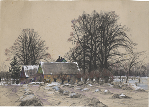 Lot 6900, Auction  121, Stoitzner, Josef, Winterlandschaft im Pinzgau