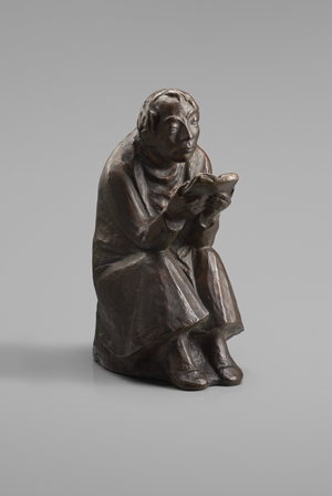 Lot 8098, Auction  121, Barlach, Ernst, Der Buchleser (Lesender Mann im Wind)