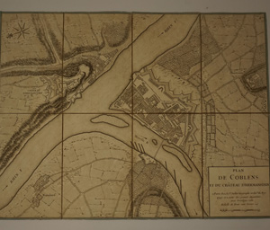 Lot 156, Auction  122, Jaillot, Alexis-Hubert, Plan de Coblens et du château d'Hermanstein