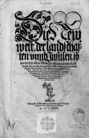 Lot 1359, Auction  122, Grynaeus, Simon, Die New welt, der landschaften vnnd Insulen