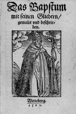 Lot 1406, Auction  122, Luther, Martin, Das Bapstum mit seinen Gliedern, gemalet und beschrieben