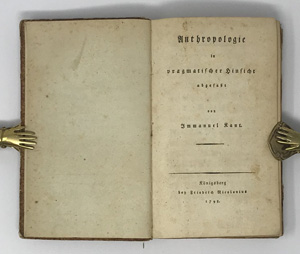 Lot 2161, Auction  122, Kant, Immanuel, Anthropologie in pragmatischer Hinsicht