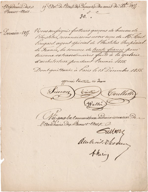 Lot 2501, Auction  122, Thomas, Ambroise, 2 Autographen