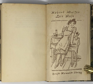 Lot 3385, Auction  122, Walser, Robert, Die Rose