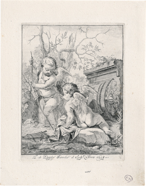Lot 5064, Auction  122, Deyster, Lodewijk de, Zwei Amoretten