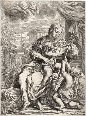 Lot 5154, Auction  122, Nasini, Giuseppe, Madonna