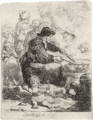 Lot 5189, Auction  122, Rembrandt Harmensz. van Rijn, Die Pfannkuchenbäckerin