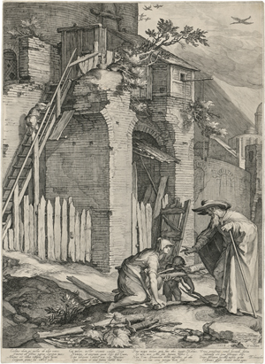 Lot 5204, Auction  122, Saenredam, Jan, Der Prophet Elias und die Witwe von Sarepta