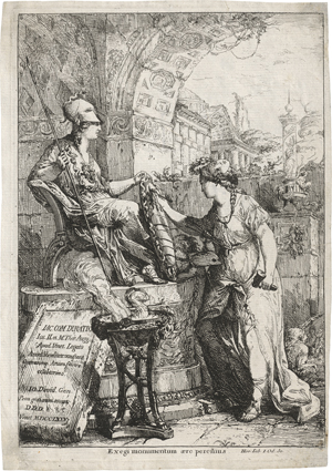 Lot 5258, Auction  122, David, Giovanni, Die Personifizierung der Künste