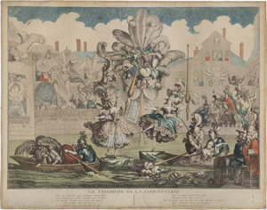 Lot 5272, Auction  122, Französisch, Um 1780. Le triomphe de la coquetterie