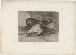 Lot 5283, Auction  122, Goya, Francisco de, Algun partido saca