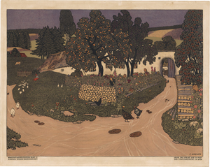 Lot 5484a, Auction  122, Krenek, Carl, Bauerngehöft