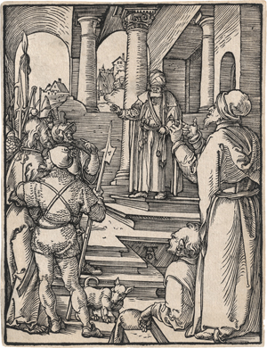 Lot 5556, Auction  122, Dürer, Albrecht, Christus vor Pilatus