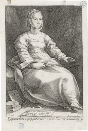 Lot 5584, Auction  122, Goltzius, Hendrick, Sieben Musen 