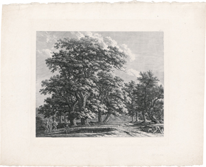 Lot 5621, Auction  122, Kolbe, Carl Wilhelm, Parkartige Eichenlandschaft