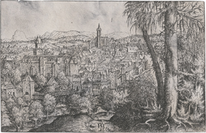 Lot 5624, Auction  122, Lautensack, Hanns, Ansicht von Steyr an der Enns