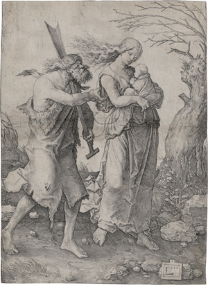 Lot 5626, Auction  122, Leyden, Lucas van, Die Vertreibung aus dem Paradies