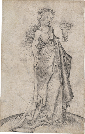Lot 5695, Auction  122, Schongauer, Martin, Die zweite der klugen Jungfrauen
