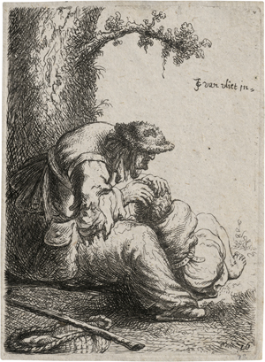 Lot 5712, Auction  122, Vliet, Johannes van, Die Bäuerin entlaust einen Jungen