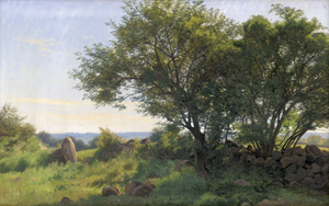 Lot 6121, Auction  122, Kabell, Ludvig, Sommerlandschaft mit Findlingen
