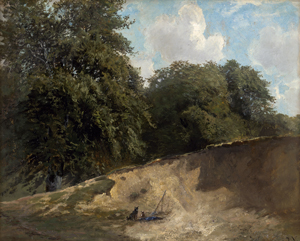 Lot 6140, Auction  122, Voltz, Ludwig, Kiesgrube mit angelehnter Schaufel und Wachhund