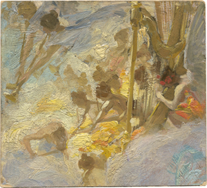 Lot 6170, Auction  122, Klinger, Max, Himmelsmusik - Musizierende Nymphen auf Wolken