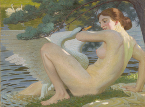 Lot 6173, Auction  122, Pietschmann, Max, Leda mit dem Schwan