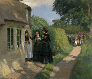 Lot 6199, Auction  122, Engel, Otto Heinrich, "Das Häuschen der Witwe"