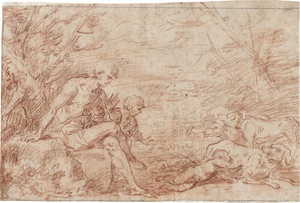 Lot 6631, Auction  122, Rosa, Salvator, Die Auffindung von Romulus und Remus