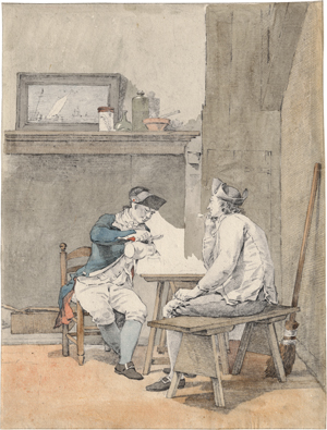 Lot 6688, Auction  122, Perkois, Jacobus, Zwei Soldaten in der Stube