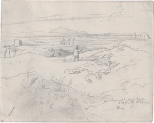 Lot 6747, Auction  122, Venus, Albert, Campagnalandschaft bei Ponte Mamelo