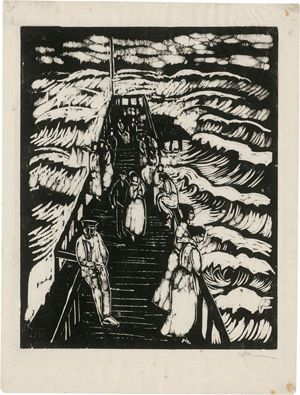 Lot 7057, Auction  122, Klemm, Walther, Steg am Meer