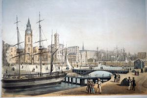 Lot 91, Auction  123, Courtin, F., Ports de Mer d’Europe. Port of Liverpool