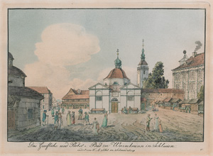 Lot 255, Auction  123, Schlesische Veduten, 5 kolorierte Ansichten, 2 Radierungen und 3 Lithographien