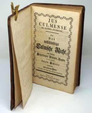 Lot 640, Auction  123, Ius Culmense, ex ultima revisione