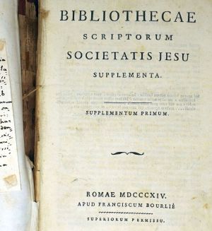 Lot 690, Auction  123, Caballero, R. D., Bibliotheca scriptorum societatis Jesu 