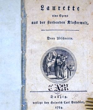 Lot 2091, Auction  123, Laurette, eine Szene aus der sterbenden Klosterwelt.