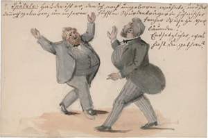Lot 2301, Auction  123, Alexander Prinz von Württemberg, Humoristische Bildergeschichte