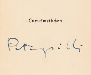 Lot 3618, Auction  123, Pitigrilli, Luxusweibchen