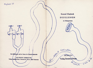 Lot 3764, Auction  123, Klapheck, Konrad, Die Kleinen (mit Originalzeichnung)