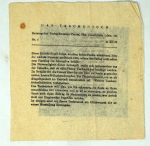 Lot 3789, Auction  123, Stomps, V. O. und Eremiten-Presse, Das Taschentuch