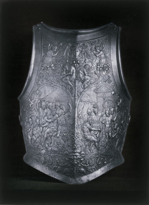 Lot 4078, Auction  123, Vidal, Léon, Plastron de la cuirasse du roi Henri II
