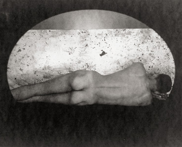 Lot 4264, Auction  123, Platt Lynes, George, Nude against wall in oval