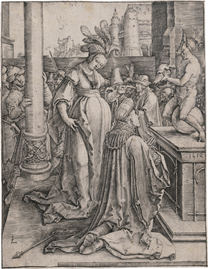 Lot 5100, Auction  123, Leyden, Lucas van, Salomons Götzendienst.