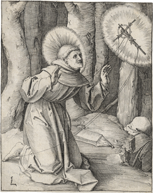 Lot 5102, Auction  123, Leyden, Lucas van, Der hl. Franz von Assisi erhält die Stigmata