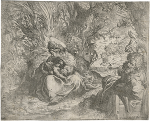 Lot 5137, Auction  123, Procaccini, Camillo, Die Ruhe auf der Flucht nach Ägypten