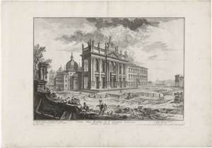 Lot 5242, Auction  123, Piranesi, Giovanni Battista, Veduta della Basilica di S. Giovanni Laterano