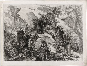Lot 5254, Auction  123, Piranesi, Giovanni Battista, Die Skelette