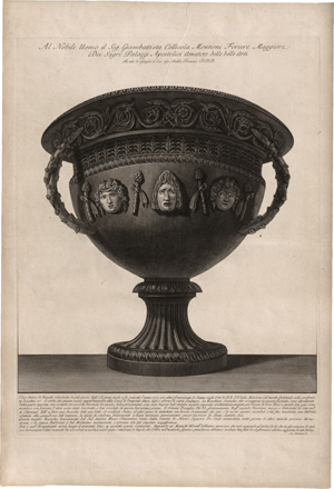 Lot 5260, Auction  123, Piranesi, Giovanni Battista, Vaso antico di Basalte